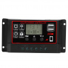 Regulátor nabíjania LCD 60A 12/24V PWM USB solárny
