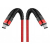 Kábel Pskom USB typ C - USB typ C 1 m červený