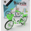 Golden wheel models Modely zlatých kolies Bicicletta Lady Classic Bicycle 1:10 Green White