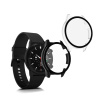 kwmobile 2 kryt with ochrana displeje for HONOR Watch GS 3 kryt - Tempered sklo with Plastic Frame kryts - černá / Průhledný