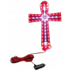 LED tabuľa kríž TIR červená/biela TLKR-05