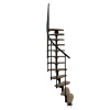 Minka STAIRS Modulové schodisko Monte Carlo buk/čierna, 293,8 cm