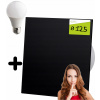 KÚPEĽŇOVÝ VENTILÁTOR airRoxy 125mm ČIERNY LESKLÝ