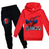 Teplaková súprava - Detská dráha veľkosti 140 čierna, červená, viacnásobná (Stopové súpravy Spiderman Pants Hoodie Colors)