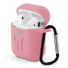 Puzdro Epico Outdoor Cover s karabínou pre Apple Airpods Gen 1/2 (9911102300011) ružové