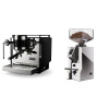 Rocket Espresso Bicocca, black + Eureka Mignon Specialita Compatto, CR chrome