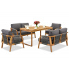 Záhradný nábytok z agátového dreva Mumbai Apetito 6 Garden Point