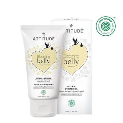 Attitude Prírodný olej Blooming Belly - argan a mandle 150ml, pre tehotné a po pôrode
