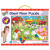 Veľké podlahové puzzle - na farme
