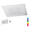 Sapho CHROMOTERAPIA hlavová sprcha 320x320mm, dážď, ovládač B, nerez (A579LH7) SPH CH3232B