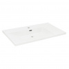 Swiss aqua technologies Nábytkové umyvadlo SAT B-Way 81x46 cm bílé matné otvor pro baterii uprostřed SATBWA8046WM