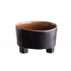 Miska na noze 12cm|0,32L, RIVIERA, hnědá|černá|Terra|Costa Nova