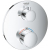 Grohe GROHTHERM vanová podomítková termostatická baterie, pro 2 spotřebiče, chrom
