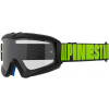 ALPINESTARS okuliare VISION YOUTH HOLLOW detská čierna antracit/žltá fluo číre plexi 2025