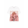 Chainsaw Man - Power Women's Short Sleeved T-shirt Velikost: S, Barva: Black