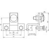 DEHN 372140 AK 6.10 KB S KBF18 35 STTZN pripojovacia svorka; 372140
