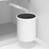 vidaXL Kuchynský vstavaný odpadkový kôš plastový 12 l - Biela - 111505-190304
