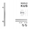 MPkovania FT - MADLO kód K41S 40x10 mm UN ks Rozteč madla: 210 mm, Rozmer profilu madla: 40x10 mm, Dĺžka: 400 mm