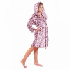 dámsky župan Vestis 3356 FLORA 4803 mauve wine - L/XL vínový