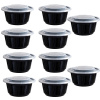 Home Plastové boxy (misky) na guláš + vrchnáky 1000 ml 10 ks