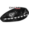 DAYLINE predné svetlá Fiat Grande Punto 2005-2008 čierne