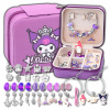 SADA KORÁLIKOV NA VÝROBU NÁRAMKOV KORÁLKY KUROMI HELLO KITTY 74KS