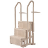 Vevor Bazénové schody 3-stupňové, dvojité madlá, nosnosť 400 lbs, 36-48 inch DXYCTLTSFSSLFPJ4ZV0