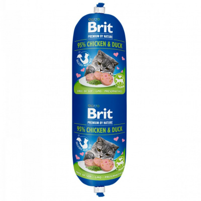 Brit Premium by Nature Sausage Cat Chicken & Duck 180 g