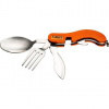 NEO TOOLS nůž skládací, 4v1, lžíce, vidlička, kemping 63-027