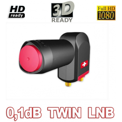 Opticum RED Rocket Twin LNB 0,1dB LTP-06H