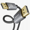 BENFEI DisplayPort na DisplayPort kábel, 1,8 m (sivý)