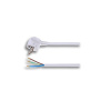 Solight flexo šňůra, 3x 1,5mm2, bílá, 5m