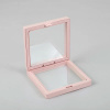 Stredný 3D Rámik s Flexibilnou Fóliou 9x9cm - Ružový Varianta: Ružový -