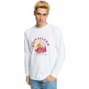 pánske tričko QUIKSILVER MOUNTAIN SIDE LS TEE White - WBB0 XL