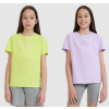 4F new collection: Detské/juniorské bavlnené tričko TTSHF1871 152 fialová lila