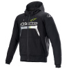 ALPINESTARS Bunda CHROME IGNITION HOODIE (čierna/žltá fluo/sivá/biela, veľ. L) 100