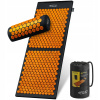 Akupresúrny set 4FIZJO čierno-oranžová podložka + vankúš