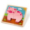 Bigjigs Toys Vkladacie puzzle Prasiatko