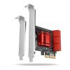 AXAGON PCES-SA6, PCIe radič - 6x interný SATA 6G port, ASM1166, SP & LP (PCES-SA6)