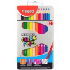 Farebné ceruzky MAPED Color Peps trojhranné/12 farebná súprava v plechovke