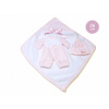 Oblečenie Llorens M26-310 pre bábiku NEW BORN veľkosť 26 cm