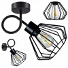 Závesný stropný lampa podkrovie 1xe27 Diamond (LOFT ZABALOVANÁ STROPNÁ ZÁVESNÁ LAMPA 1xE27 DIAMANT)