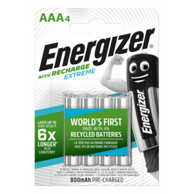 Energizer Nabíjacia batéria Energizer AAA - 800 mAh EXTREME - 4ks