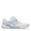 Asics Gel-Challenger 15 Tennis Shoes Womens White/Silver 7 (40.5)