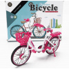 Golden wheel models Modely zlatých kolies Bicicletta Lady Classic Bicycle 1:10 Pink White