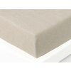 XPOSE® Detská froté plachta Exclusive froté - biela káva 70x140 cm, Froté