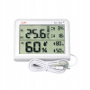 METEOROLOGICKÁ STANICA LCD TEPLOMER SONDOU HYGROMETER MAGNET VNÚTORNÝ VONKAJŠÍ