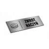 Tabuľa na dvere „VRÁTENIE NÁDOB“ gravírovaná – PIKTOGRAM – 20x6 cm