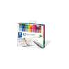 STAEDTLER 334 triplus fineliner - Brilliant Colours - 42 ks v puzdre