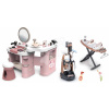 Set kozmetický stolík a upratovací vozík s vysávačom so zvukom My Beauty Center 3v1 Smoby a elektronický fén so žehliacou doskou